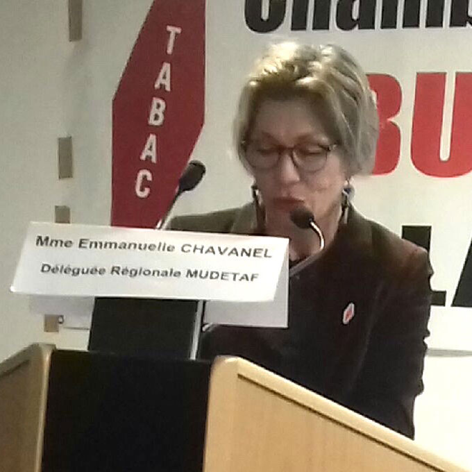AG Chambre syndicale des buralistes de Corrèze 2019 - Emmanuelle Chavanel, Déléguée Mudetaf