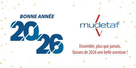 La Mudetaf, assureur mutualiste des buralistes, Française des Jeux, PMU et CHR/HCR, vous souhaite une bonne année 2026 !