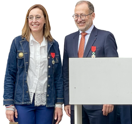 Valérie PONS et Vincent ROBERTI (Photo Mudetaf)