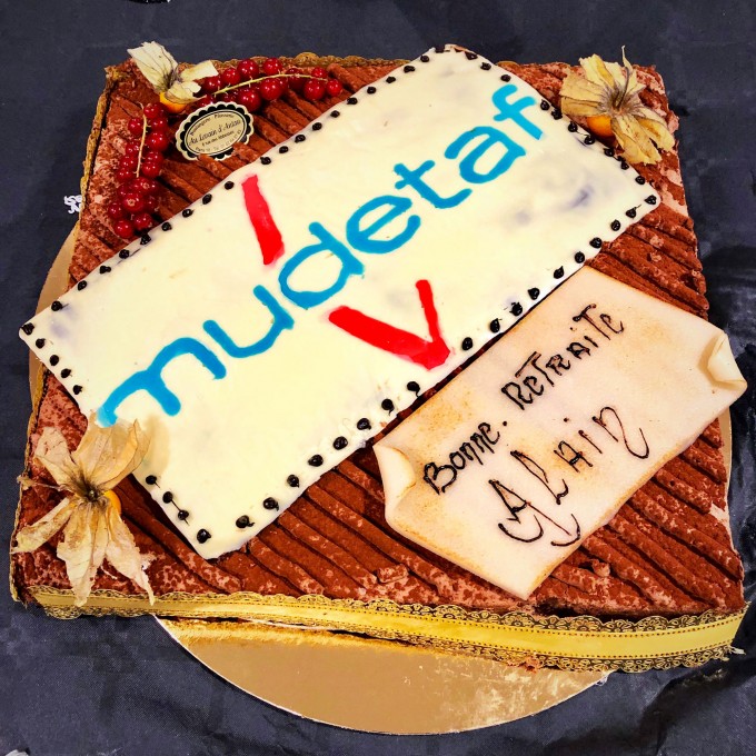 Alain Limouzin, gâteau retraite - Mudetaf