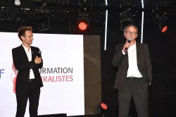 Cyril FÉRAUD, Animateur, et ALain LANNOU, Directeur général de la Mudetaf